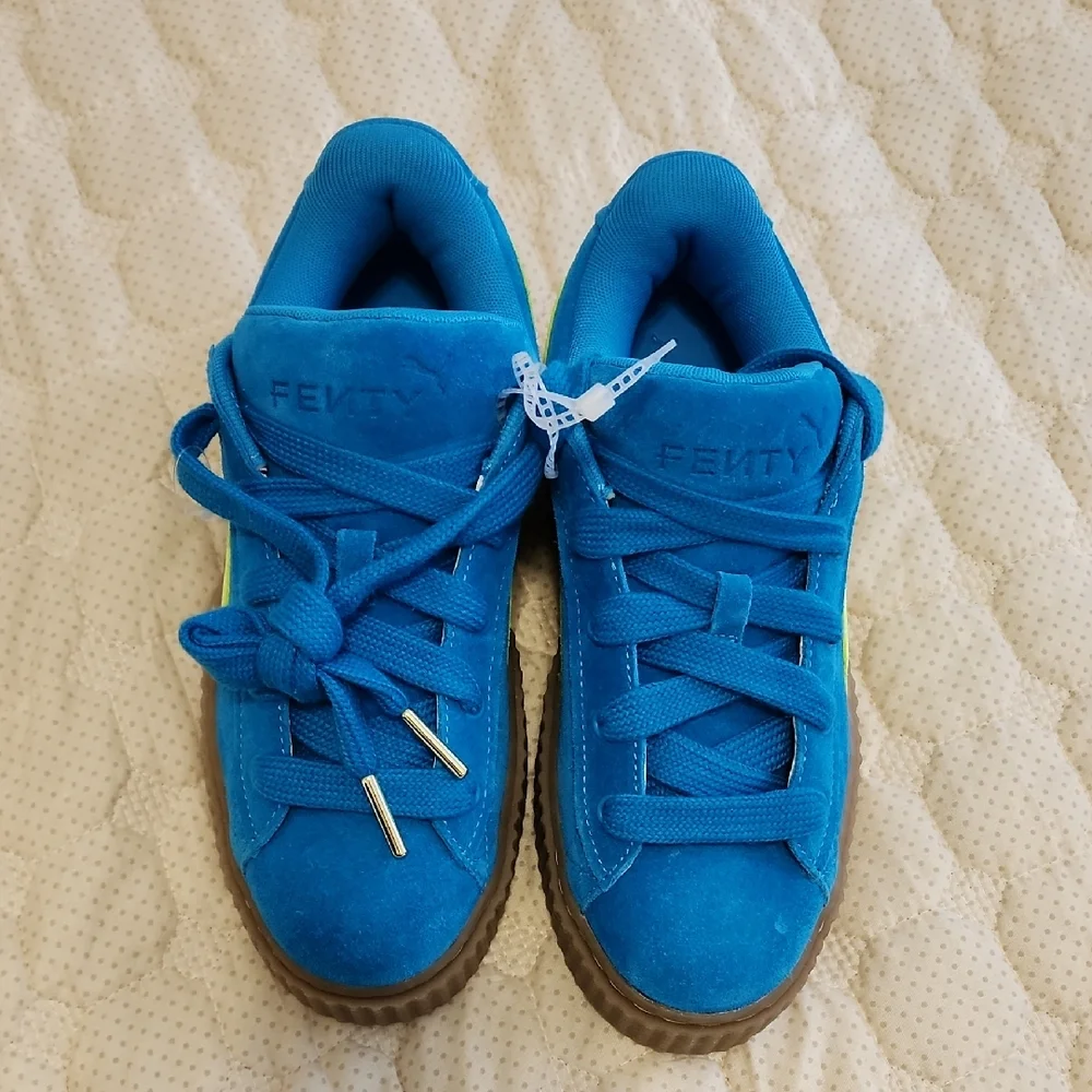 Puma X Fenty Creeper Phatty Junior's Speed Blue/Lime Pow/Gum Sneakers